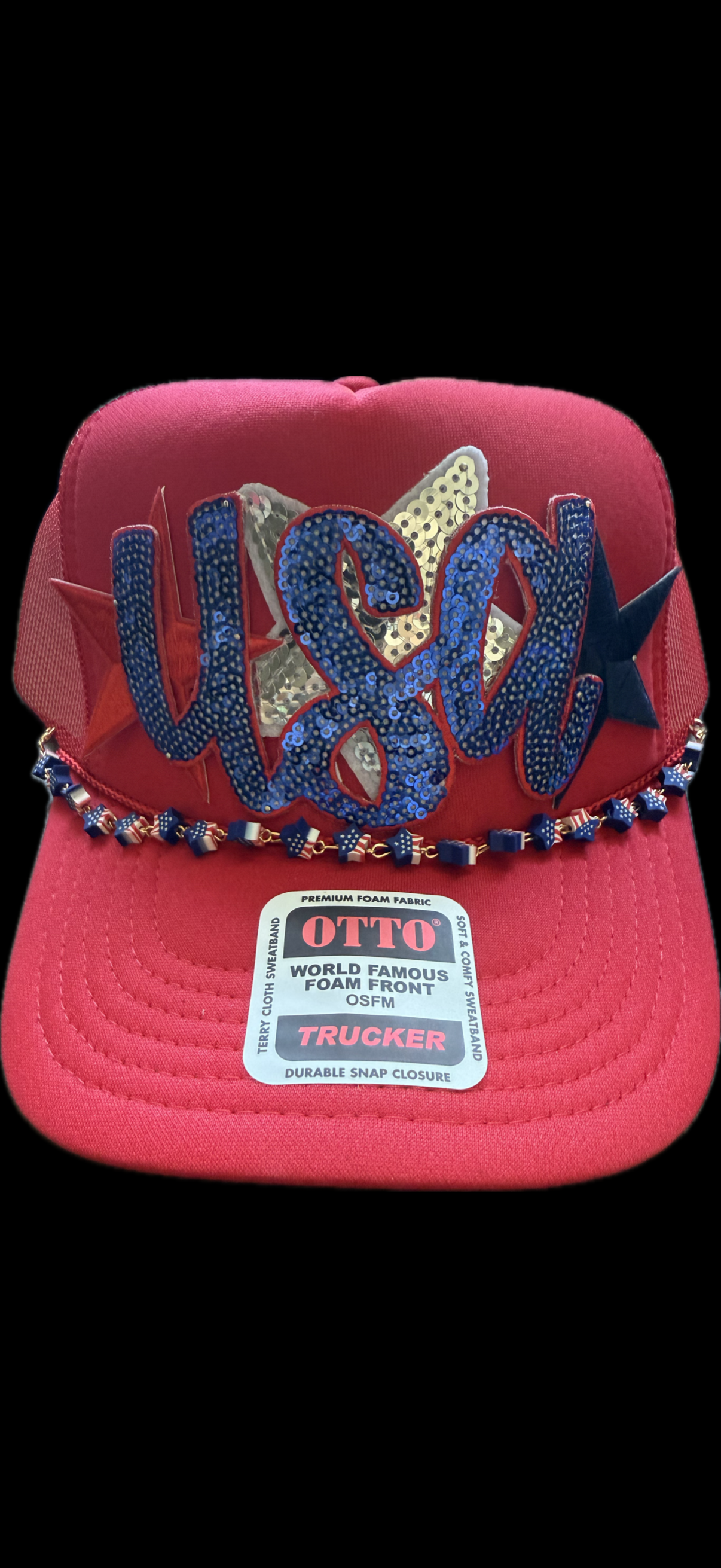 Patriotic USA Flag Trucker Hat – Red White & Blue Mesh Snapback