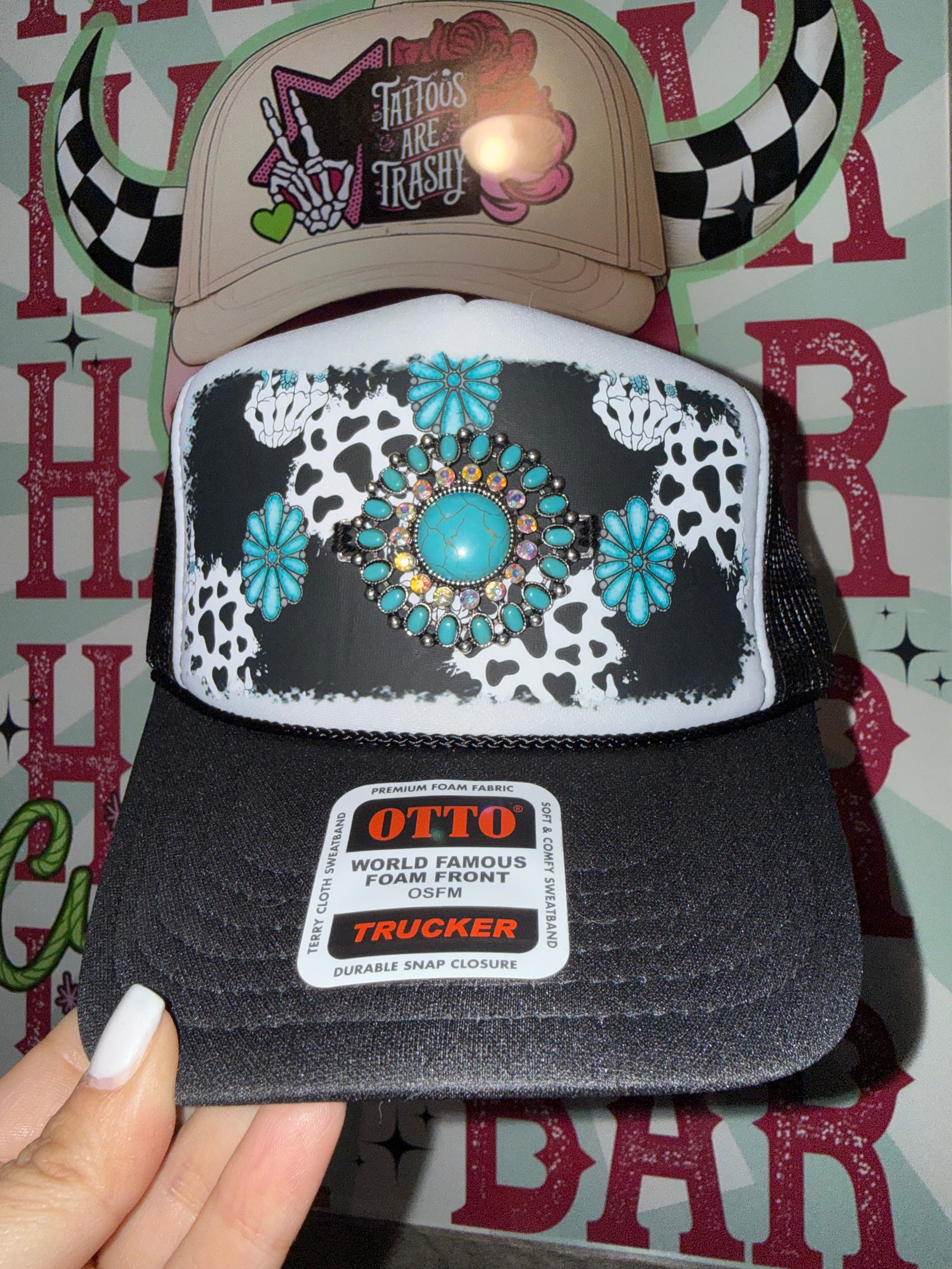 *ink & concho hat 🖤