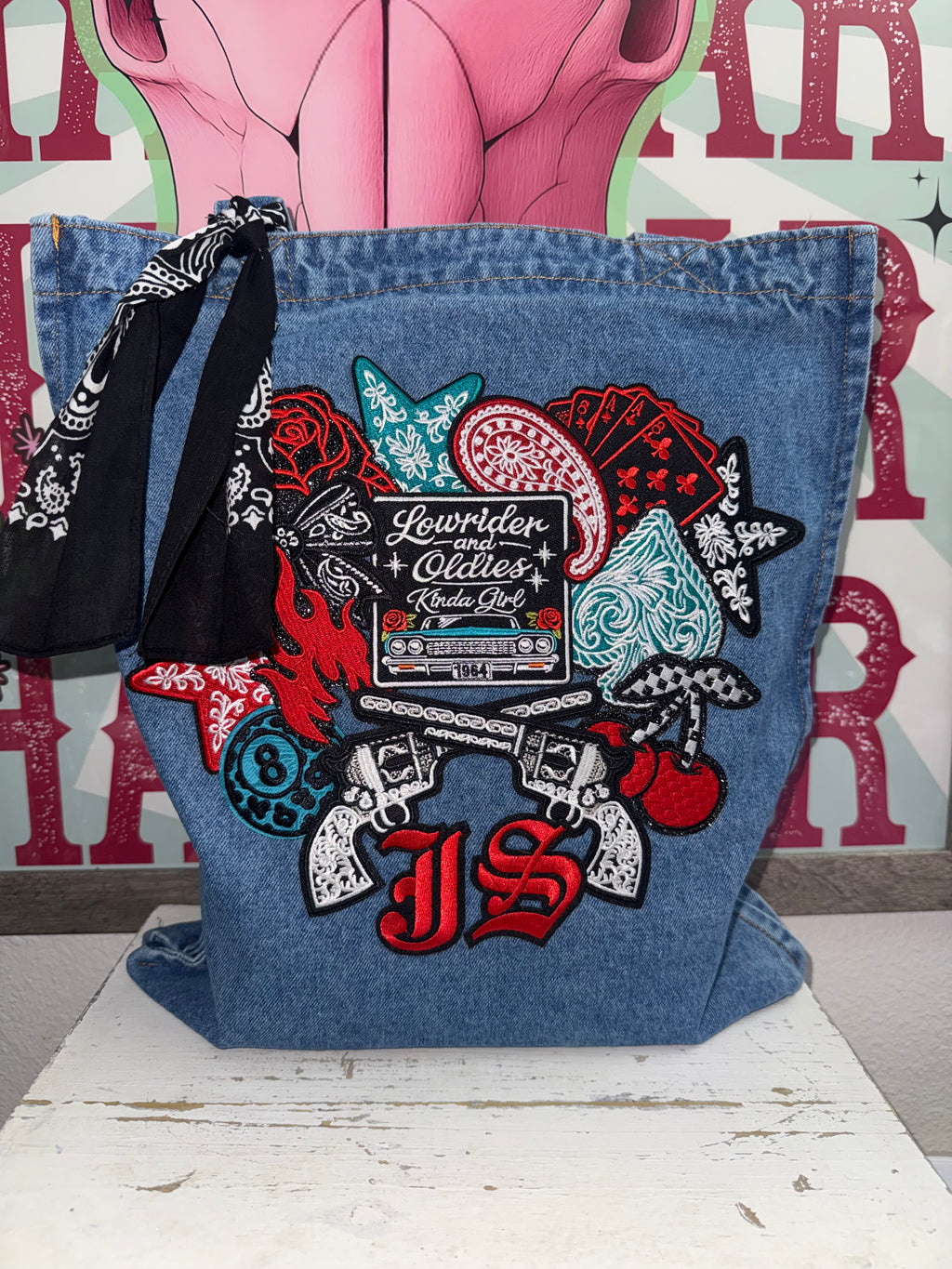Tote Bag (Camo, Boho, Denim. NEW: Leopard & Velvet Pink Leopard)
