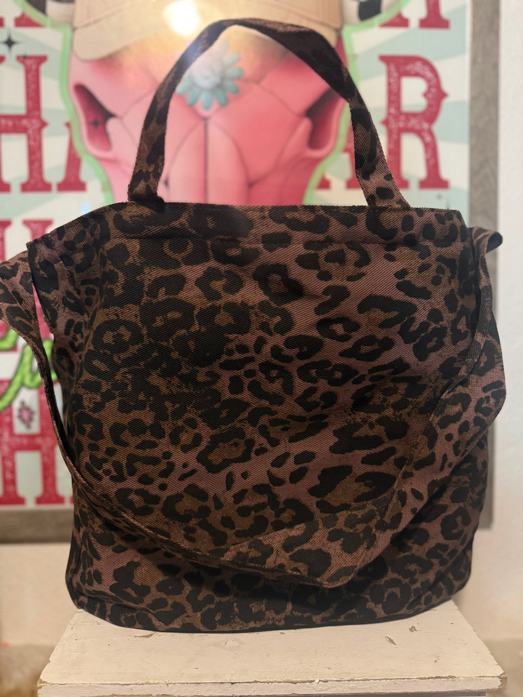 Tote Bag (Camo, Boho, Denim. NEW: Leopard & Velvet Pink Leopard)